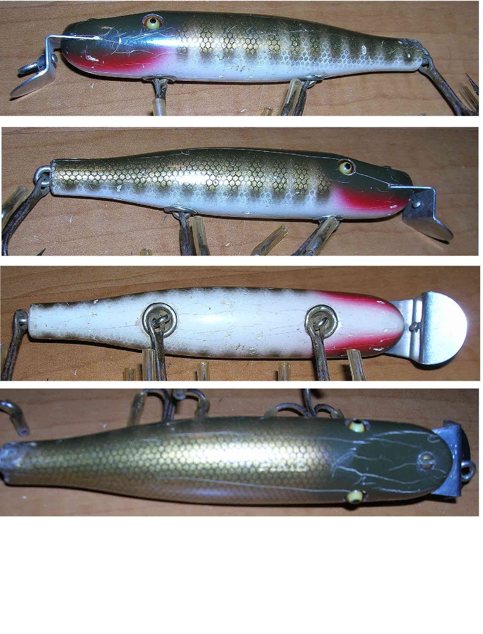 Incredibly Rare Creek Chub Lure Box Only. 7202 Surfster / Pikie Hybrid  Special