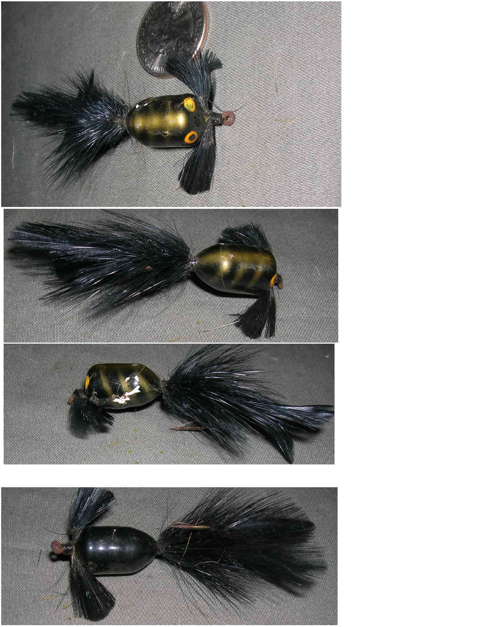Vintage Rare Heddon Widget Fly Rod Lure