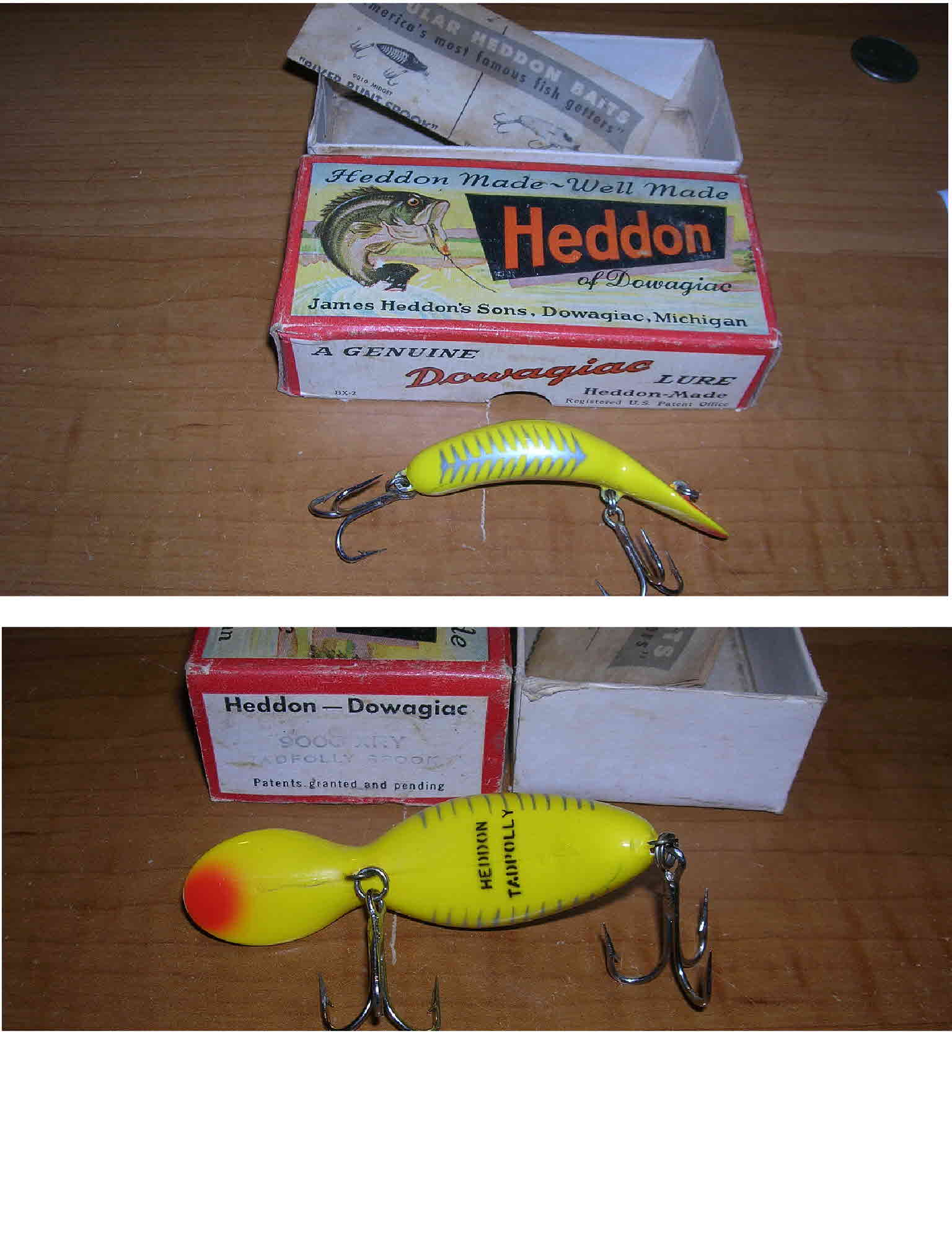 Heddon Lure Go Deeper Crab XRY Yellow Shore Vintage -  Canada