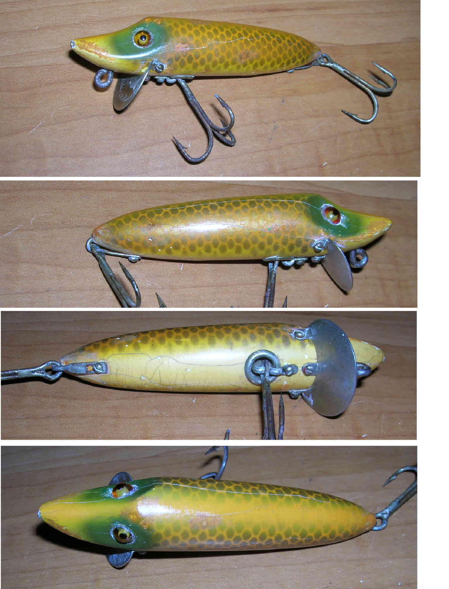 1930s Heddon Fishing Lures Featured on Collector's Envelope *A327 