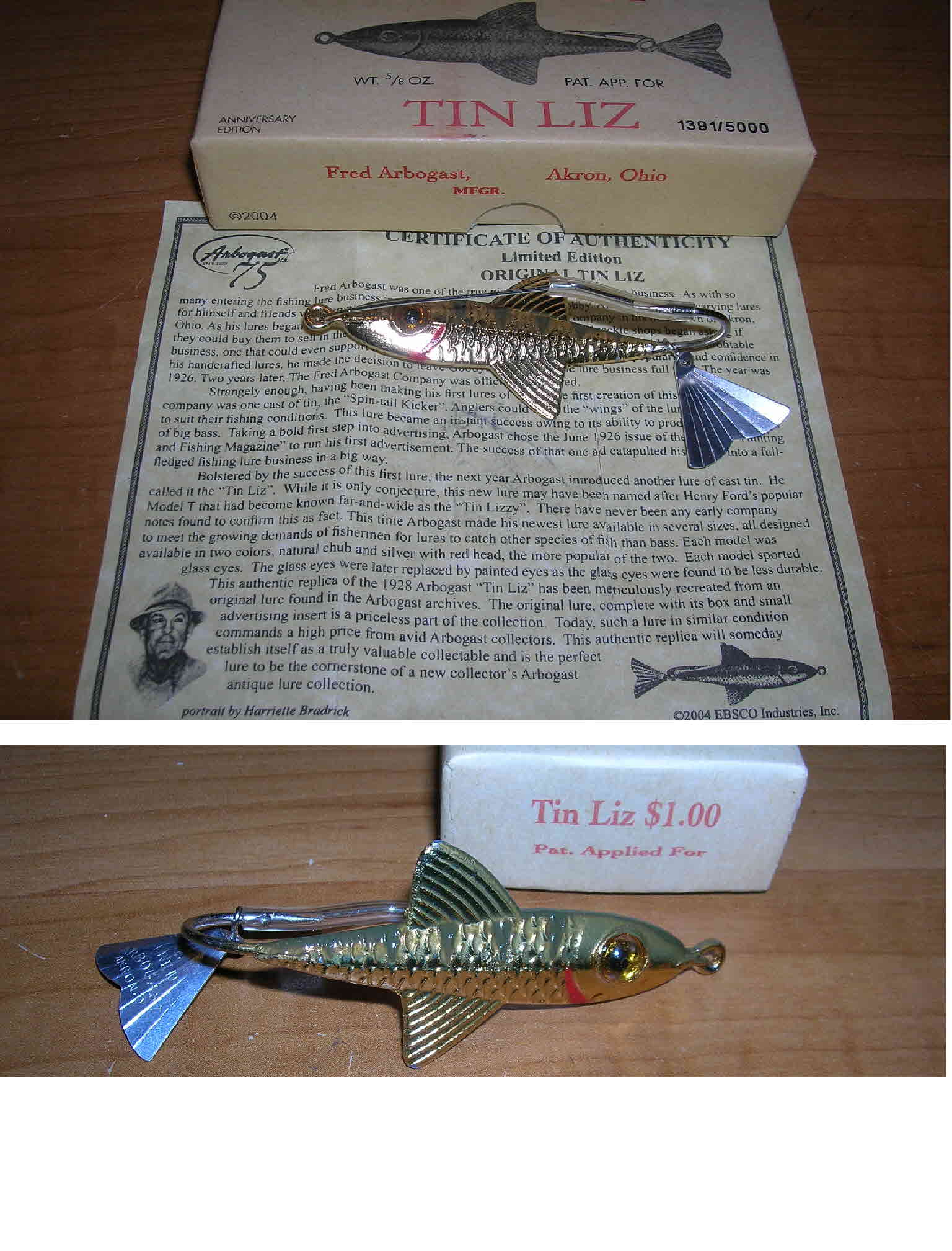 VINTAGE MINNOW MASTER LIVE BAIT LURE 1950s, OLD MICH LURE+CARD