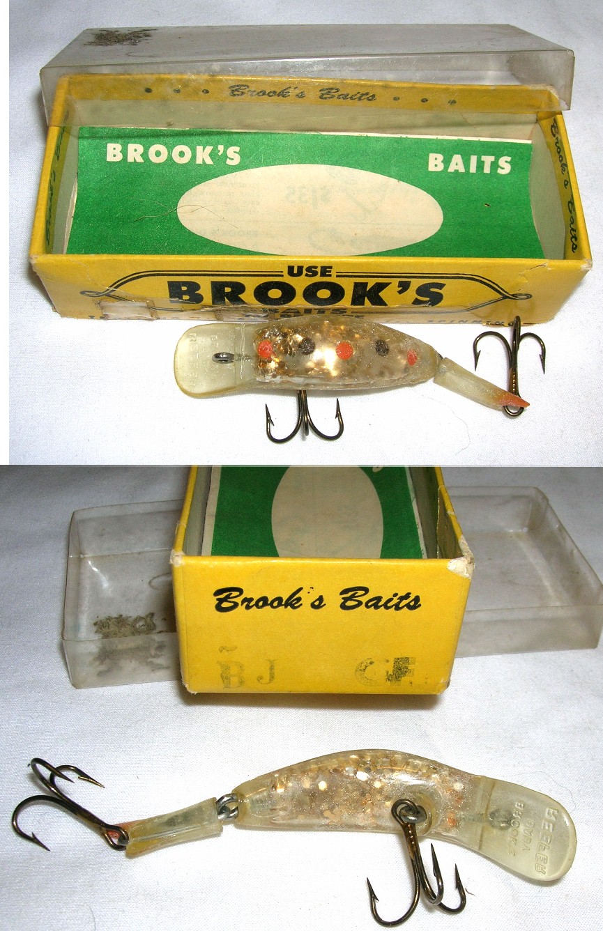 Vintage Crankbait Corp. Luhr Jensen Fingerling 6 inch Silver Green