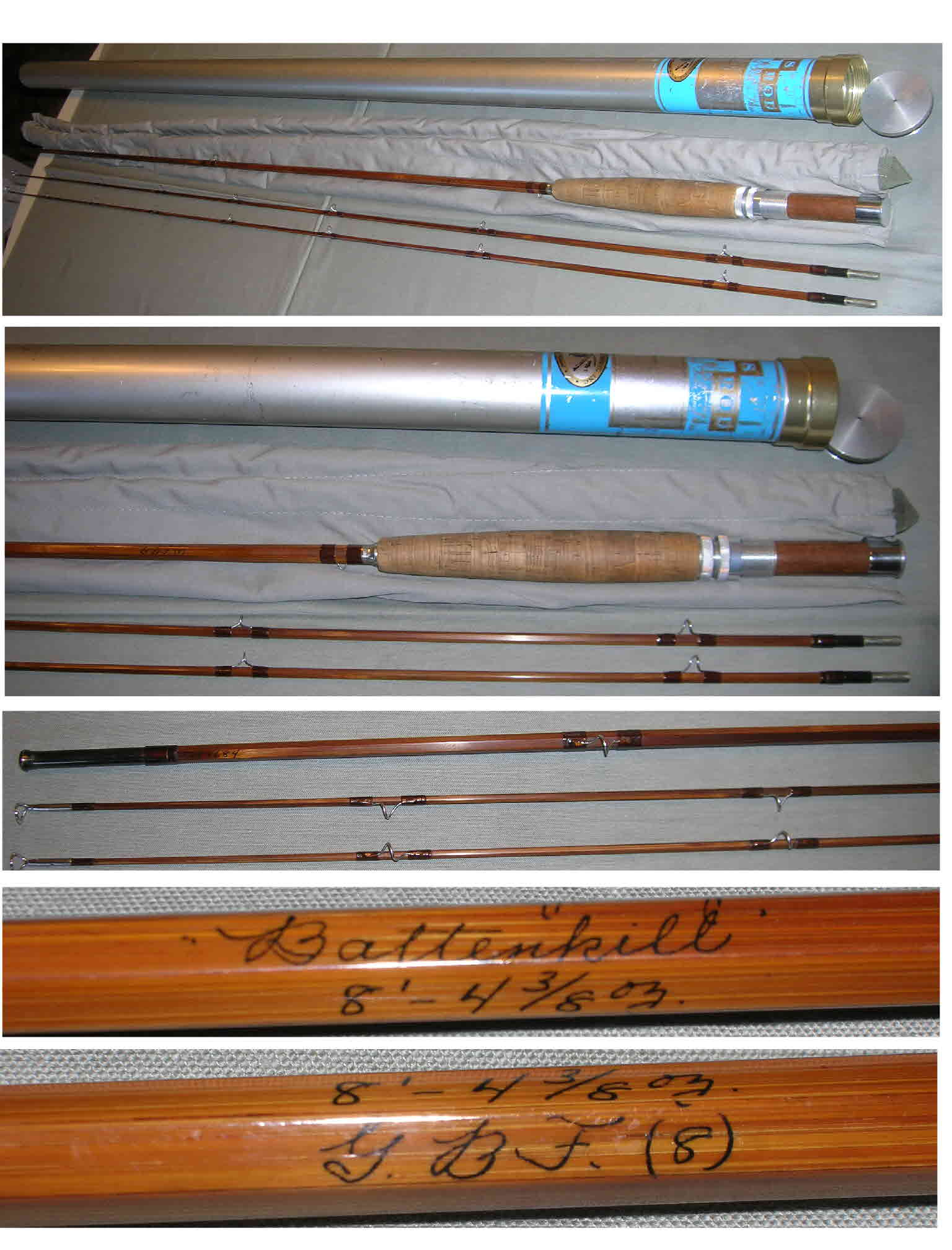 Vintage SOUTH BEND DELUXE 6' Fishing Pole 