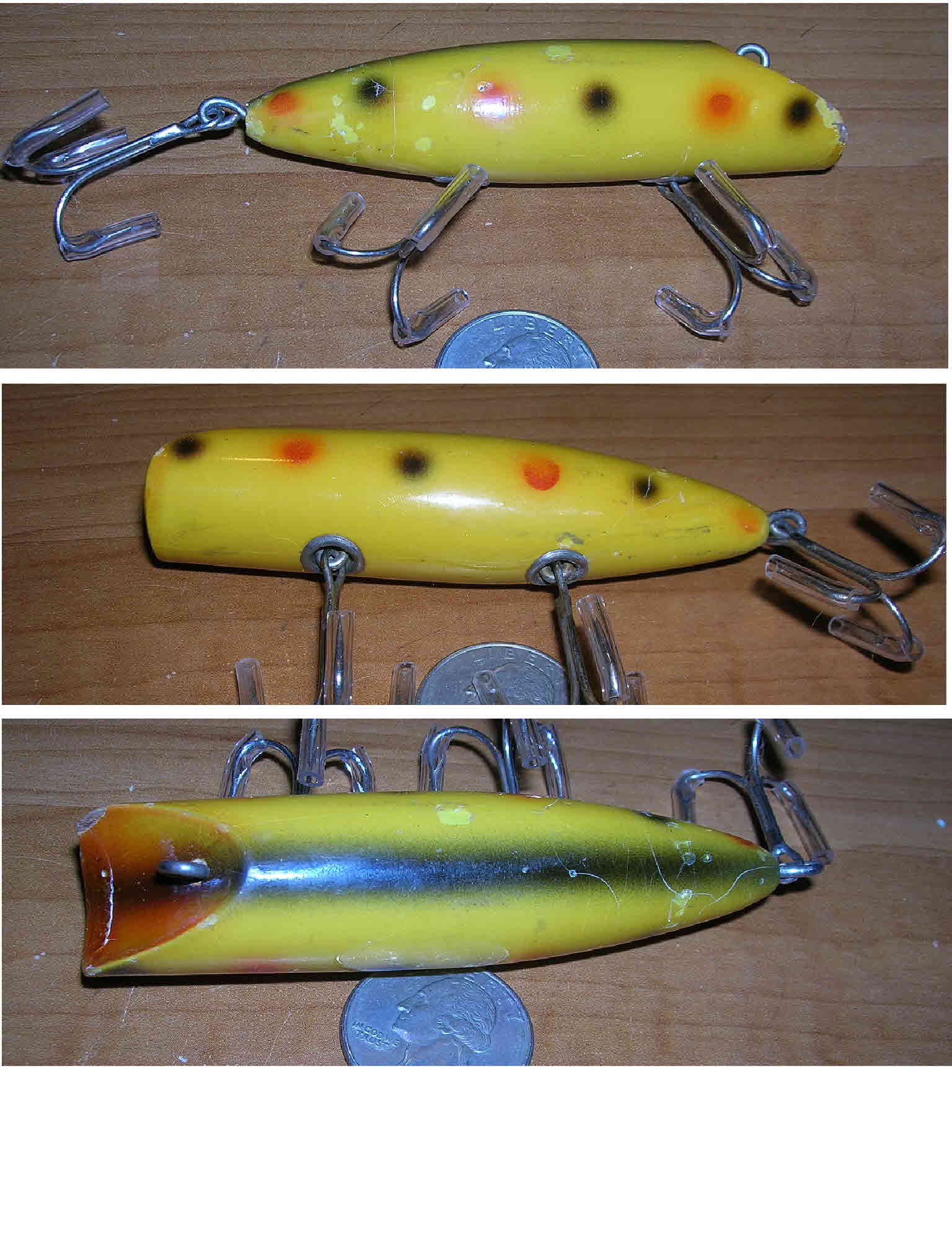South Bend Fishing Lures Rock Hopper Ad - 10' x 7 Reproduction